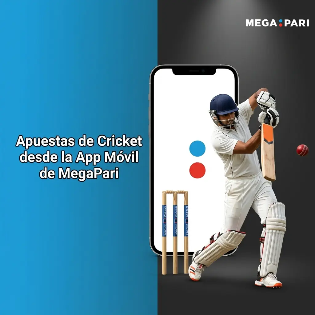 Aplicación móvil MegaPari para apostar al cricket en Android e iOS desde España