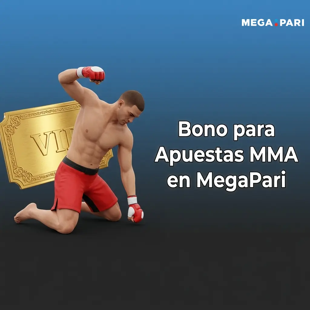 Bono de bienvenida deportivo 100% en MegaPari para apuestas MMA con límite de 100 EUR