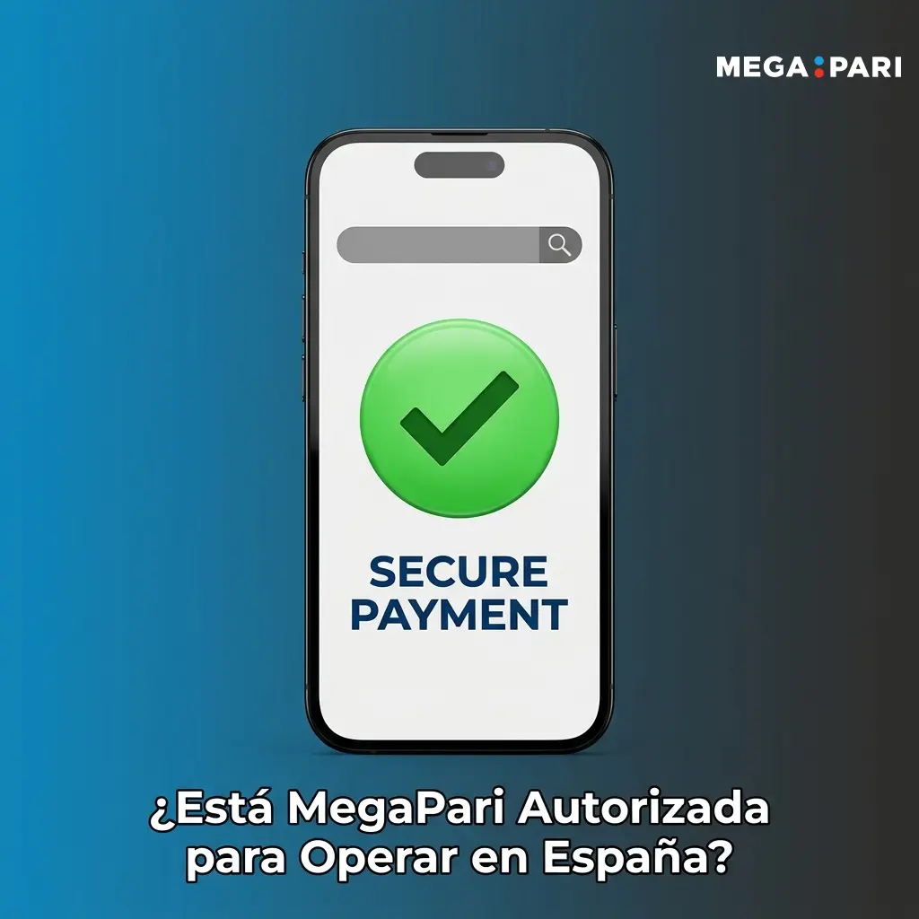 Licencia de Curaçao de MegaPari con herramientas de juego responsable, cifrado SSL y política de privacidad en España