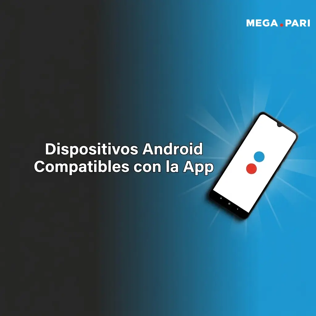 Dispositivos Android compatibles con la app de MegaPari, incluyendo Samsung, Xiaomi, OPPO y más