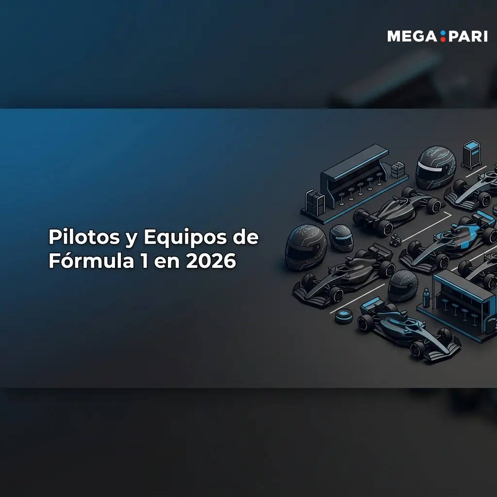 Pilotos y equipos de Fórmula 1 en 2026: alineaciones oficiales y cuotas para el campeonato de pilotos en MegaPari