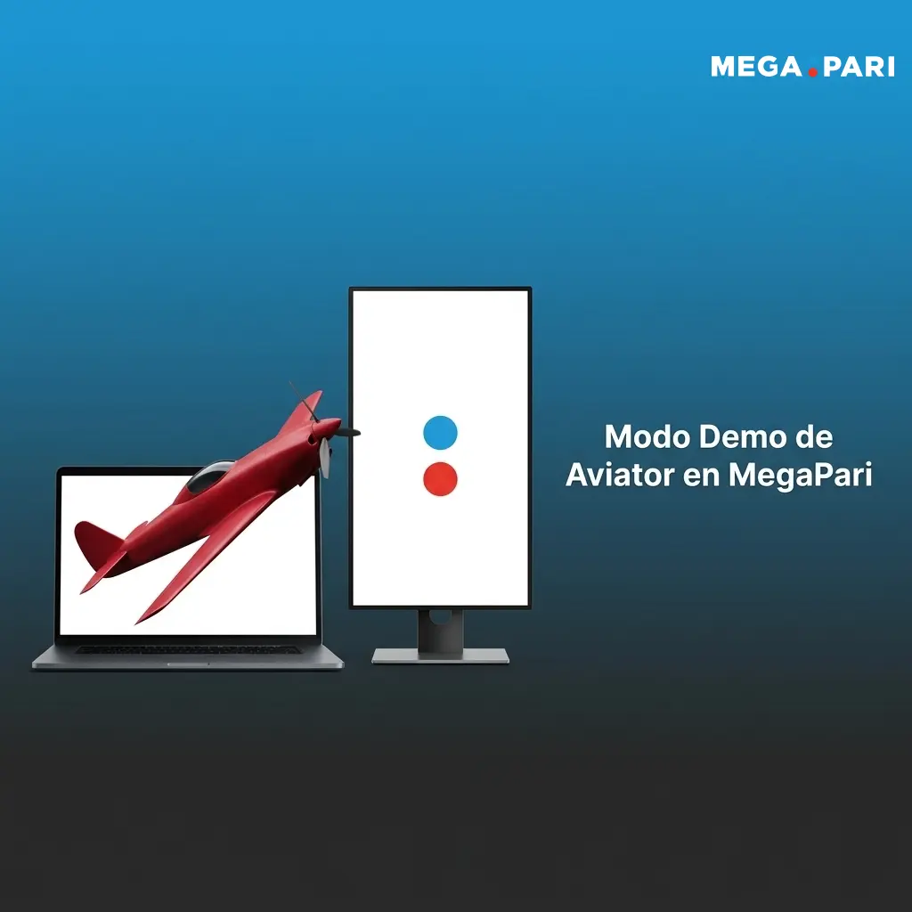 Modo Demo de Aviator en MegaPari sin depósito, practica con saldo virtual y todas las funciones del juego