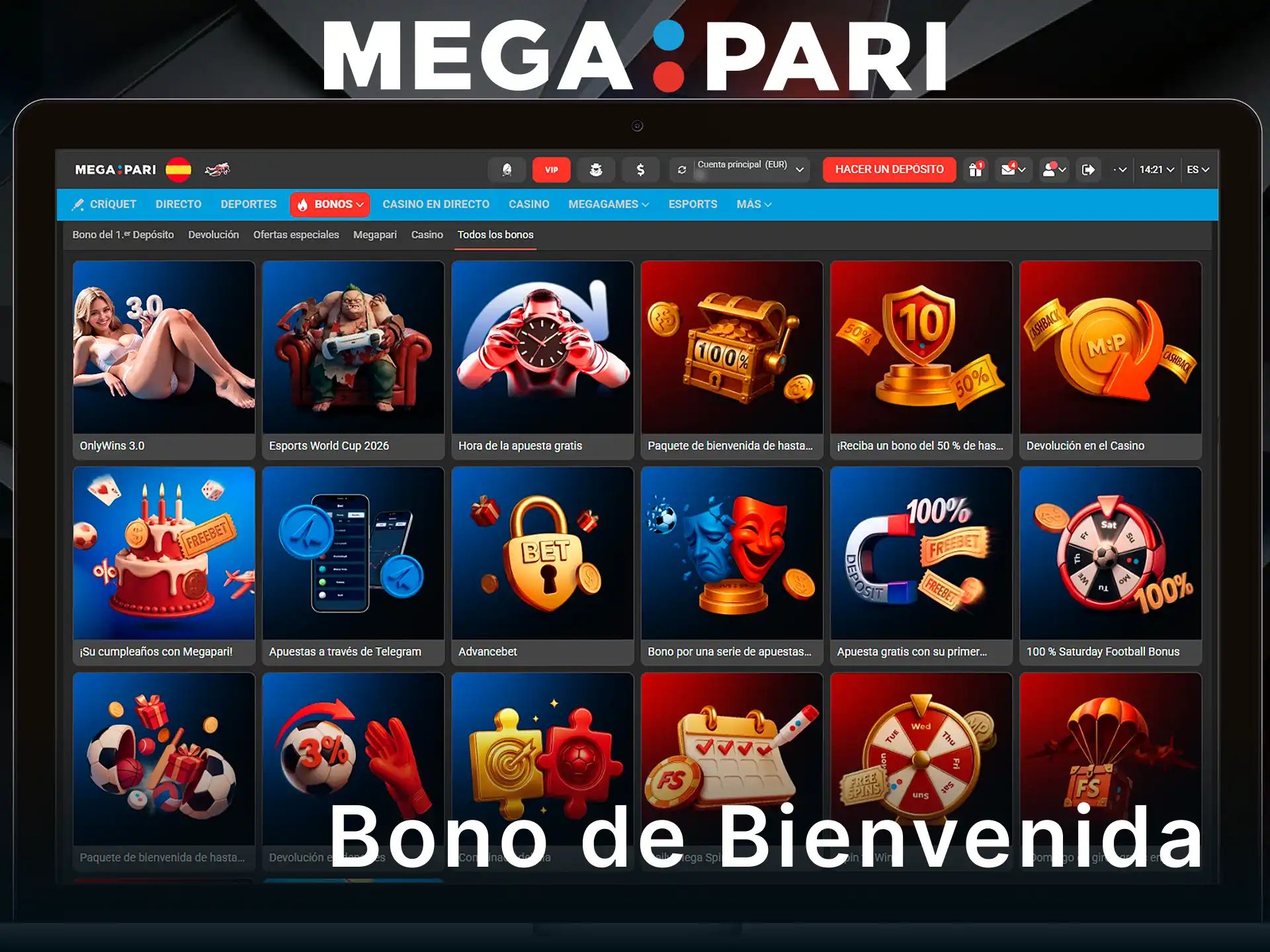 Consigue el bono de bienvenida exclusivo para volar con Aviator en MegaPari.