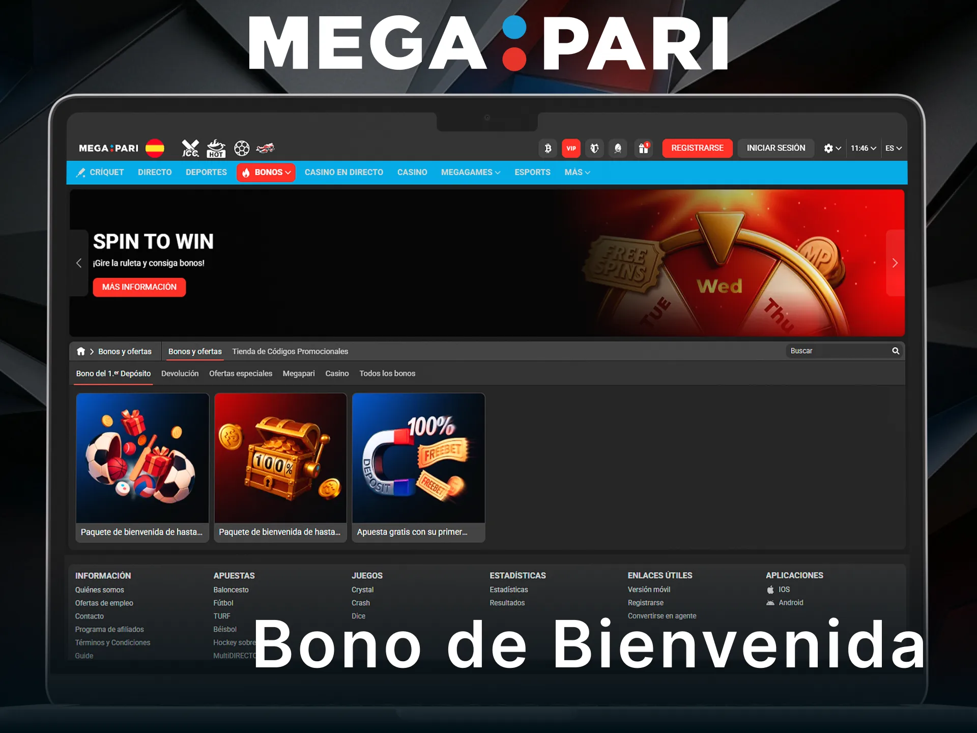 Reclama el bono de bienvenida para tus apuestas de Fórmula 1 en MegaPari.