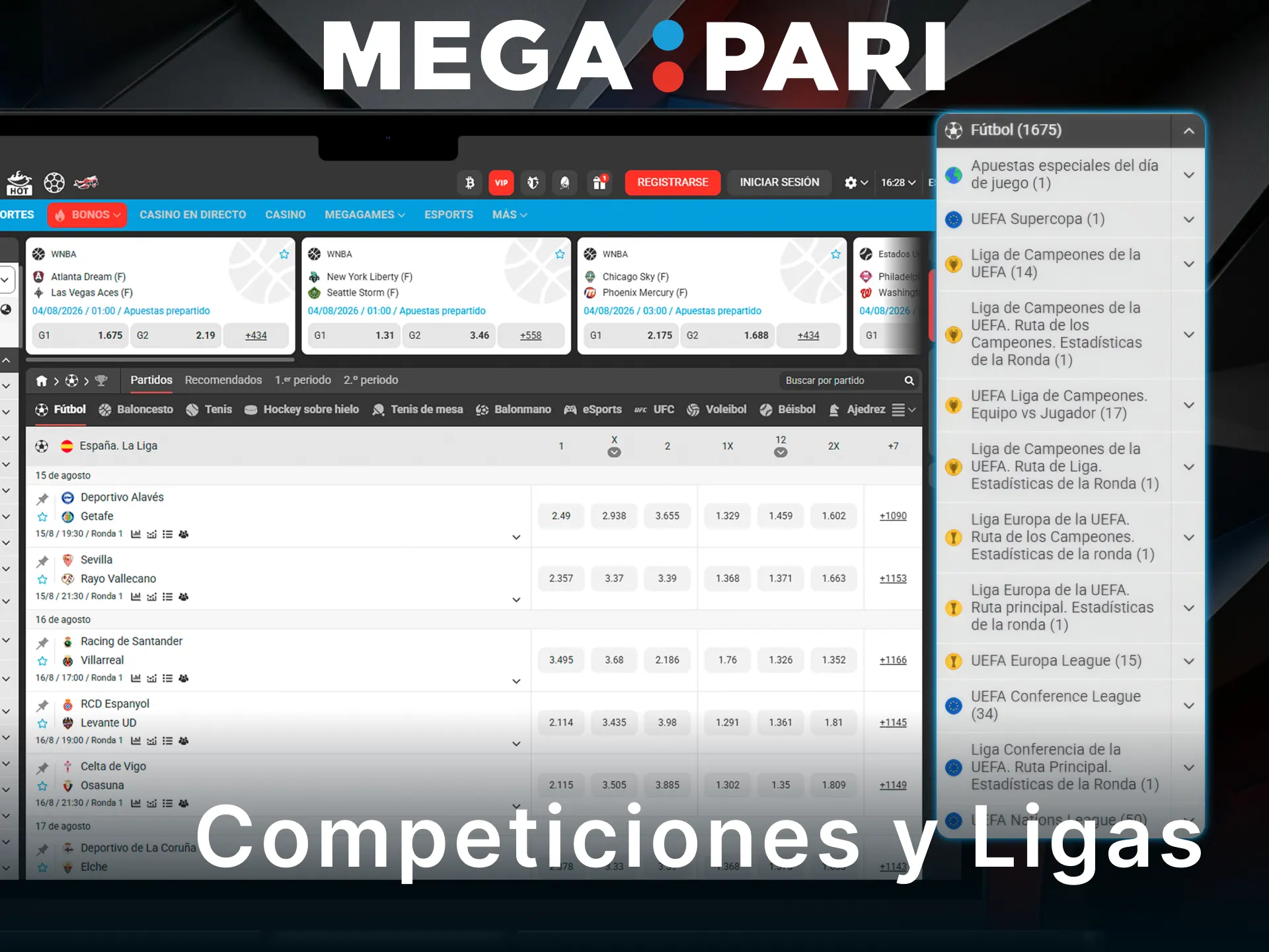 Explora las ligas más populares para tus apuestas de fútbol en MegaPari.
