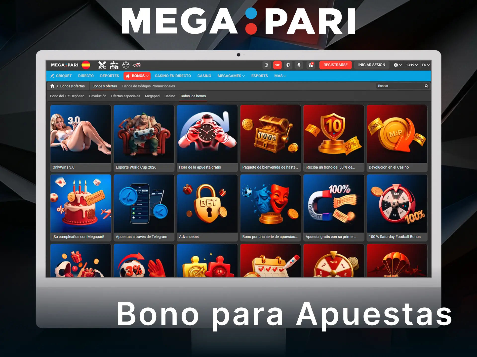 Reclama el bono para apuestas MMA al registrarte en MegaPari.