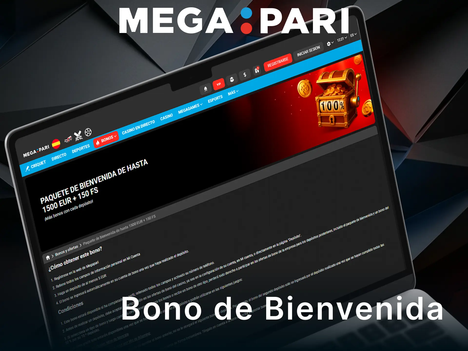Consigue el bono de bienvenida exclusivo para tus tragaperras en MegaPari.